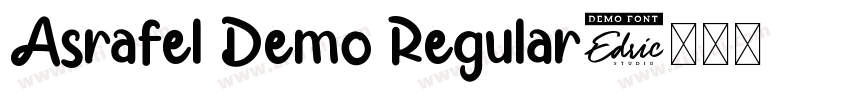 Asrafel Demo Regular字体转换